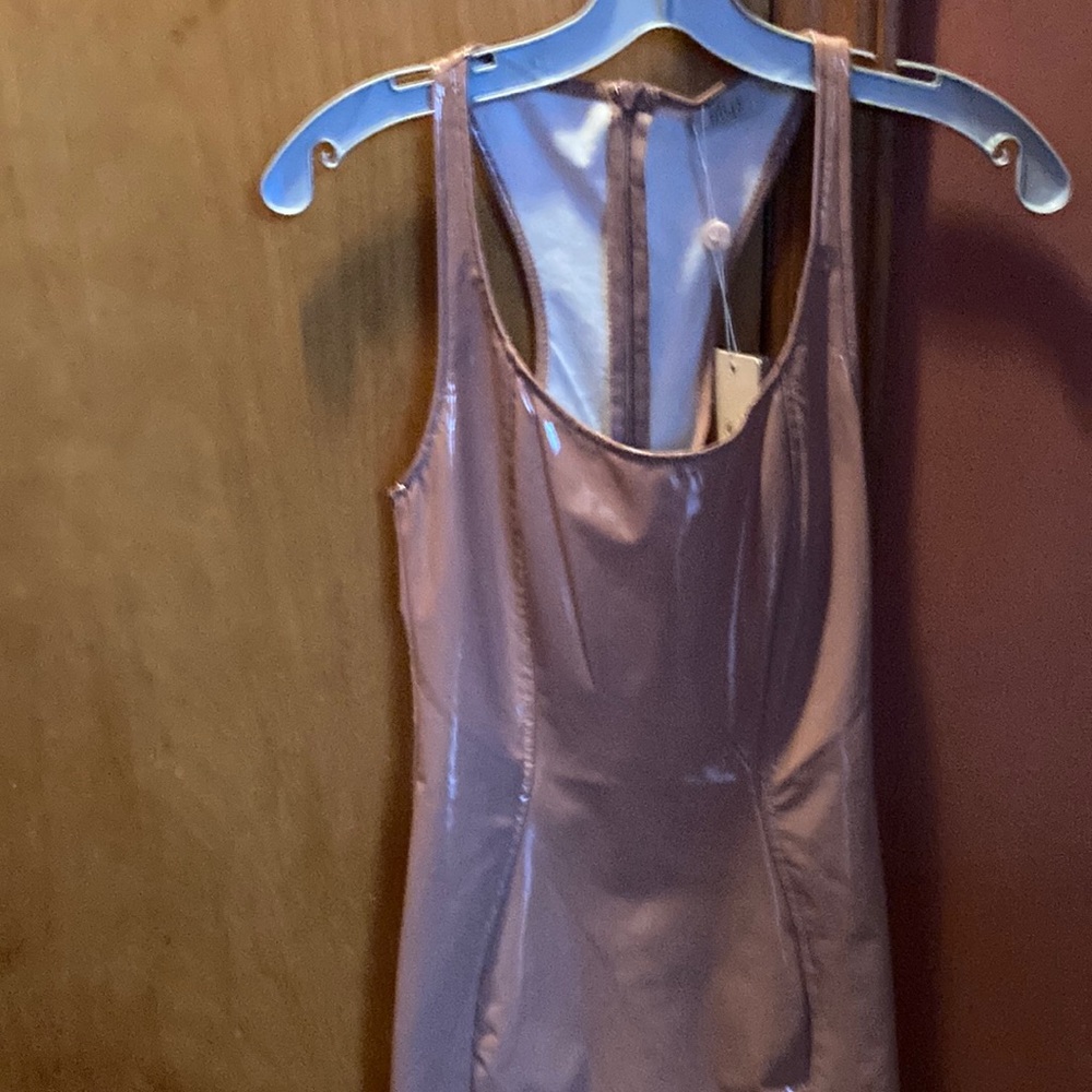 Oh Polly, polyurethane, and spandex dress